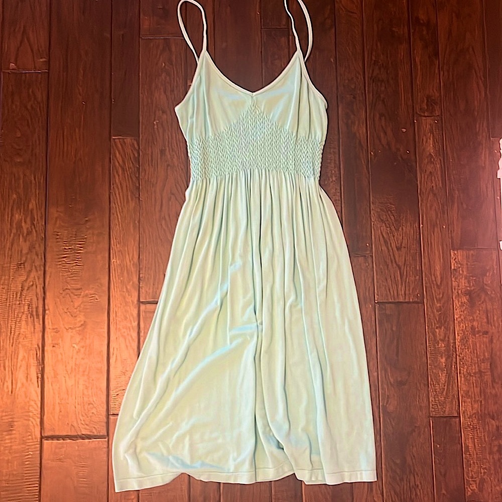 Blue Spaghetti Strap Dress